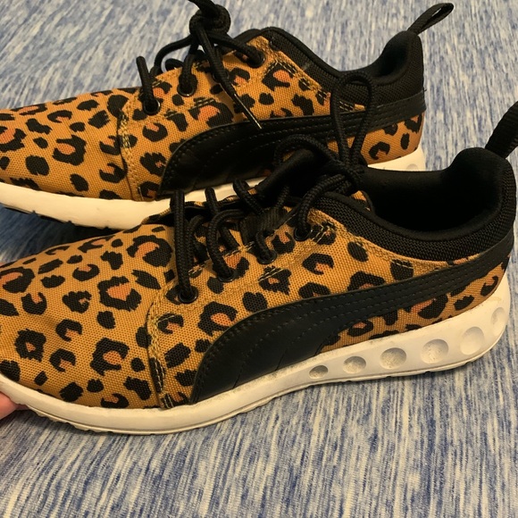 puma leopard sneakers